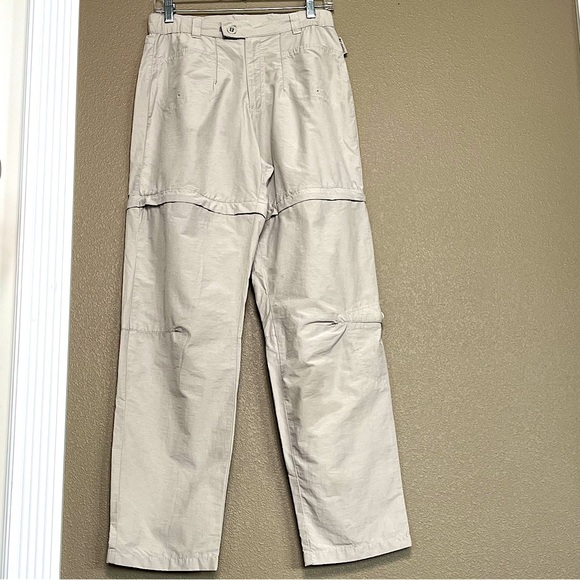 Columbia Outdoor Zip-off Pant Short Women’s Tan Size 8 Hiking Gorpcore Versatile - Picture 3 of 9
